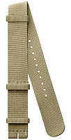 Paski i części Pasek Materiałowy Longines NATO Beżowy 21mm Spirit Flyback 39/42 L682169868