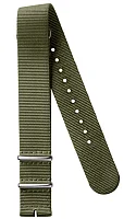 Paski i części Pasek Materiałowy NATO Longines Zielony 20mm HydroConquest Legend Diver Master Collection Spirit L682146186