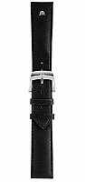 Paski i części Pasek Maurice Lacroix Eliros 20mm Skórzany Czarny EL1098, EL1118, EL1108 ML740-005010