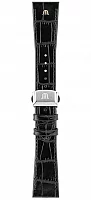 Paski i części Pasek Maurice Lacroix Pontos 21mm Skórzany Czarny PT6388 ML800-005005