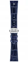 Paski i części Pasek Maurice Lacroix Pontos 21mm Skórzany Granatowy PT6388 ML800-005065