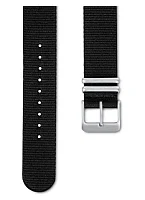 Paski i części Pasek Mudita Textile Charcoal Black 18mm Vegan PASEK-MUDITA-BLK-TX-18