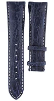 Paski i części Pasek Skórzany Polpora Krokodyl Granatowy XL 22mm Aqua Vigor POLP-PASEK-AQUA-VIG-22-18-XL