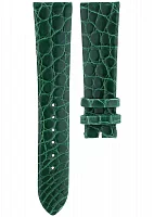 Paski i części Pasek Skórzany Polpora Aligator Zielony 20mm Emalie Szmaragd POLP-PASEK-EMAL-ALI-S-20-18