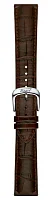 Paski i części Pasek Skórzany Brązowy Tissot 20mm Visodate T600051840
