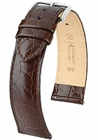 Paski i części Pasek Skórzany Hirsch Crocograin L Brązowy 12322810