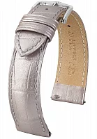 Paski i części Pasek Skórzany Hirsch Duke M Metallic Srebrny 01027130
