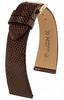 Paski i części Pasek Skórzany Hirsch Lizard XL Brązowy 01766210