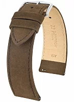 Paski i części Pasek Skórzany Hirsch Osiris Nubuck L Brązowy 03433010