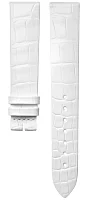Paski i części Pasek Skórzany Longines Aligator Biały 16mm La Grande Classique Lady 29 L682164224