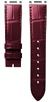 Paski i części Pasek Skórzany Longines Aligator Bordowy 18mm PrimaLuna L682173865