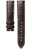 Paski i części Pasek Skórzany Longines Aligator Brązowy 19mm Heritage L682119977