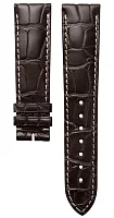 Paski i części Pasek Skórzany Longines Aligator Brązowy 21mm Master Collection L682109818