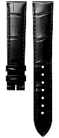 Paski i części Pasek Skórzany Longines Aligator Czarny 16mm Mini Dolcevita L682169723