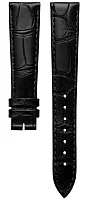 Paski i części Pasek Skórzany Longines Aligator Czarny 17mm DolceVita Lady 23 L682162714
