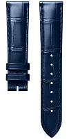 Paski i części Pasek Skórzany Longines Aligator Granatowy 18mm Master Collection L682171715
