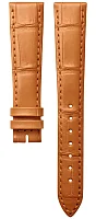 Paski i części Pasek Skórzany Longines Aligator Pomarańczowy 17mm DolceVita Lady 23 L682165554