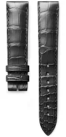Paski i części Pasek Skórzany Longines Aligator Szary 19mm Flagship Heritage 38.5 L682169282