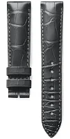 Paski i części Pasek Skórzany Longines Aligator Szary XL 19mm Conquest Heritage L682169529