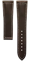 Paski i części Pasek Skórzany Longines Brązowy XL 22mm Spirit Pilot Flyback Column-Wheel 42 L682165922