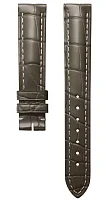 Paski i części Pasek Skórzany Longines Szary 15mm Master Collection L682150738