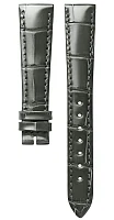 Paski i części Pasek Skórzany Longines Szary 17mm DolceVita L682145128