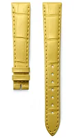 Paski i części Pasek Skórzany Longines Żółty XS 15mm DolceVita L682167697