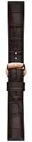 Paski i części Pasek Skórzany Tissot Aligator Brązowy 20mm Chemin des Tourelles 39 T600048683
