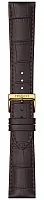 Paski i części Pasek Skórzany Tissot Aligator Brązowy 22mm Classic Dream T600045524