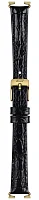 Paski i części Pasek Skórzany Tissot Czarny 12mm Porto T600046130