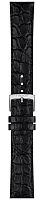 Paski i części Pasek Skórzany Tissot Aligator Czarny 20mm Everytime T600049221