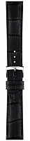 Paski i części Pasek Skórzany Tissot Aligator Czarny 20mm PR 100 T600049252