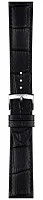 Paski i części Pasek Skórzany Tissot Aligator Czarny 20mm PR 100 T600049252