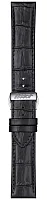 Paski i części Pasek Skórzany Tissot Aligator Czarny 21mm Visodate T600045452