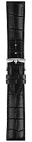 Paski i części Pasek Skórzany Tissot Aligator Czarny 22mm Chrono L T600041653