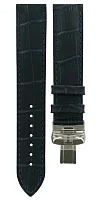 Paski i części Pasek Skórzany Tissot Aligator Niebieski 19mm Le Locle PRC 200 z Zapięciem Motylkowym T600032781