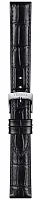 Paski i części Pasek Skórzany Tissot Aligator Czarny 15mm Carson T600045626