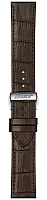 Paski i części Pasek Skórzany Tissot Aligator Brązowy 21mm Visodate z Zapięciem Motylkowym T600045450