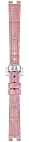 Paski i części Pasek Skórzany Tissot Aligator Różowy 12mm Bellissima z Zapięciem Motylkowym T600047804