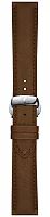 Paski i części Pasek Skórzany Tissot Brązowy 20mm Chemin des Tourelles 39 z Zapięciem Motylkowym T600048684