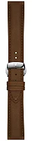Paski i części Pasek Skórzany Tissot Brązowy 20mm Chemin des Tourelles 39 z Zapięciem Motylkowym T600048684