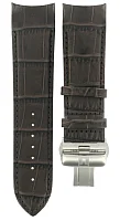 Paski i części Pasek Skórzany Tissot Brązowy 24mm Couturier Automatic Chrono z Zapięciem Motylkowym T600041158