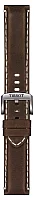 Paski i części Pasek Skórzany Tissot Ciemnobrązowy 22mm Supersport T600044980
