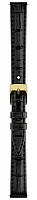 Paski i części Pasek Skórzany Tissot Czarny 12mm SRV T600051143