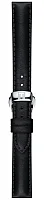 Paski i części Pasek Skórzany Tissot Czarny 15mm T-My Lady z Zapięciem Motylkowym T600046045