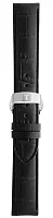 Paski i części Pasek Skórzany Tissot Czarny 19mm Le Locle z Zapięciem Motylkowym. T600013405