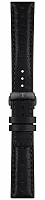 Paski i części Pasek Skórzany Tissot Czarny 20mm PRS 516 z Zapięciem Motylkowym T600046571