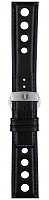 Paski i części Pasek Skórzany Tissot Czarny 22mm Alpine, PR516, V8 T600041480