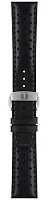 Paski i części Pasek Skórzany Tissot Czarny 22mm PRS 516 z Zapięciem Motylkowym T600046344
