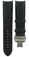Paski i części Pasek Skórzany Tissot Czarny XS 22mm Couturier z Zapięciem Motylkowym T600028565